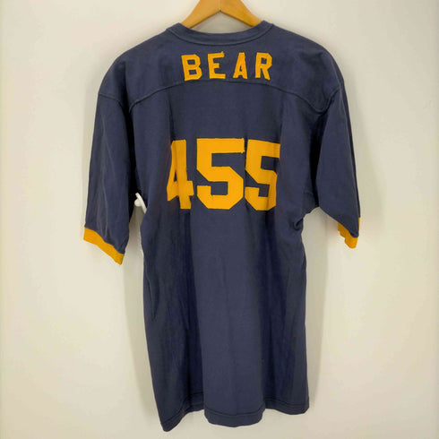 USA製 ギリシャ文字 チェーンステッチ BEAR フットボールTシャツ メンズ
