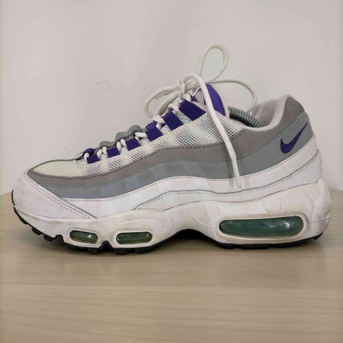 ナイキ NIKE AIR MAX 95 COURT PURPLLE-EMERALD GREEN ローカットスニーカー レディース JPN:24.5