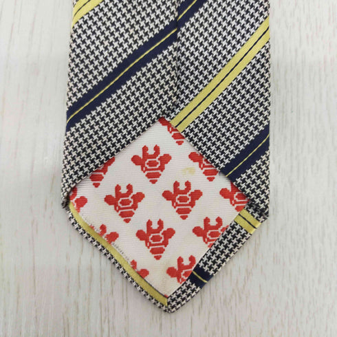ジラフ giraffe ドット ストライプ シルクネクタイ メンズ ONE SIZE
