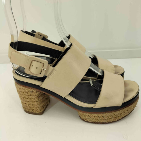トリーバーチ TORY BURCH アンクルストラップ エスパドリーユ サンダル レディース 5 1/2