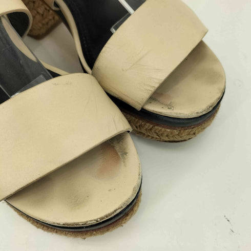 トリーバーチ TORY BURCH アンクルストラップ エスパドリーユ サンダル レディース 5 1/2