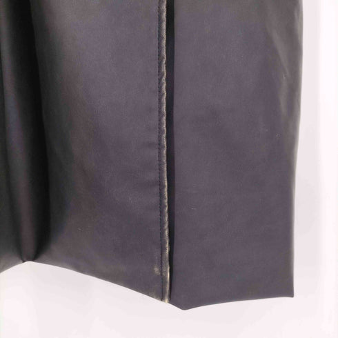 ザラ ZARA DISTRESSED FAUX LEATHER TRENCH COAT フェイクレザートレンチコート レディース import:L