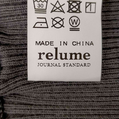 ジャーナルスタンダードレリューム JOURNAL STANDARD relume ピグメントダイコットンリブパンツ レディース FREE