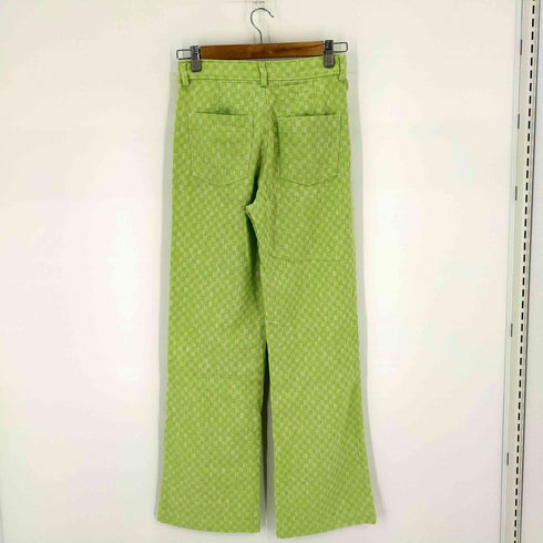 ザラ ZARA ギンガムチェック セミフレアパンツ レディース JPN:XS