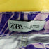 ザラ ZARA マーブル柄 デニムパンツ サイケ レディース EUR:34