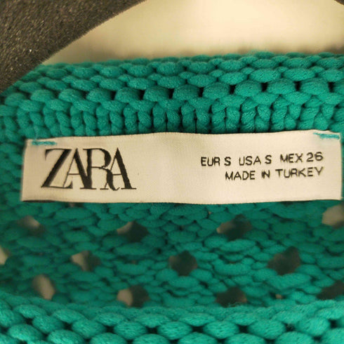 ザラ ZARA クロップド ノースリーブニット レイヤード レディース import:S