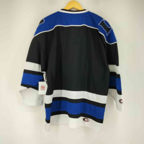 コロセウム COLOSSEUM フロントチームロゴ L/S ホッケーシャツ メンズ import:L