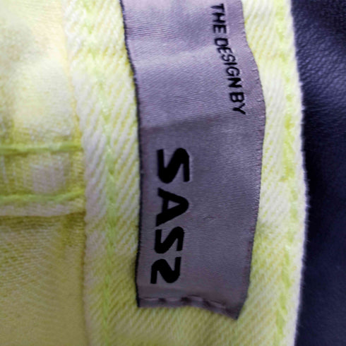 デニムショーツ カットオフ ネオンイエロー レディース ONE SIZE