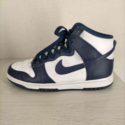 ナイキ NIKE ダンク ハイ レトロ ホワイト/ミッドナイトネイビー メンズ JPN:26