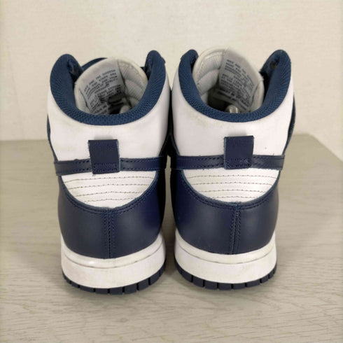 ナイキ NIKE ダンク ハイ レトロ ホワイト/ミッドナイトネイビー メンズ JPN:26