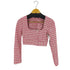 ザラ ZARA 前空き クロップドジャケット レディース import:M