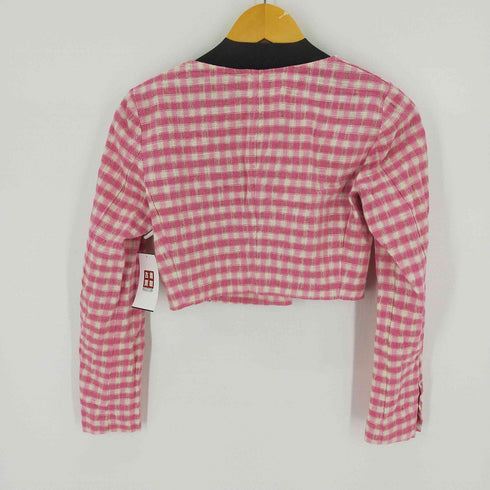 ザラ ZARA 前空き クロップドジャケット レディース import:M