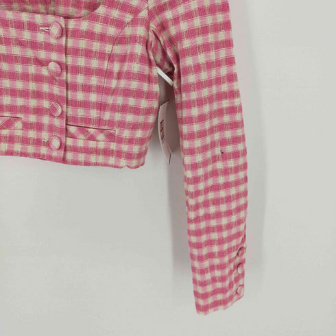 ザラ ZARA 前空き クロップドジャケット レディース import:M
