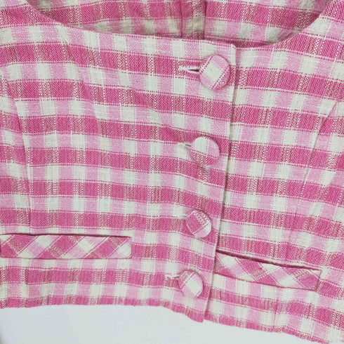 ザラ ZARA 前空き クロップドジャケット レディース import:M