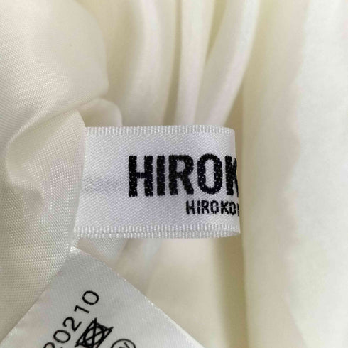 ヒロコビス HIROKO BIS 洗濯機で洗える 2WAYストレッチ タックフレアスカート レディース 7