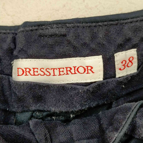 ドレステリア DRESSTERIOR コットンリヨセル 2タックテーパードスラックス レディース JPN:38