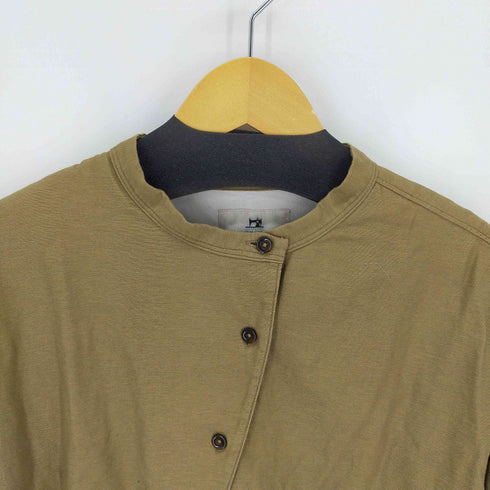 サニークラウズ sunny clouds ダイアゴナルボタン スタンドカラーシャツ パン屋さんシャツ レディース JPN:L LT