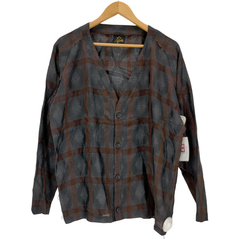 ニードルズ Needles スプラッシュ プレイドチェック カーディガン V Neck Cardigane メンズ JPN:XS