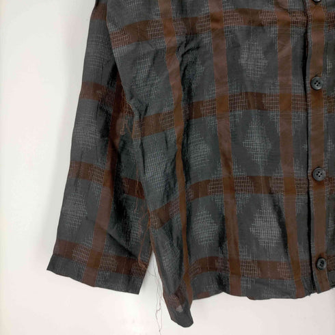 ニードルズ Needles スプラッシュ プレイドチェック カーディガン V Neck Cardigane メンズ JPN:XS