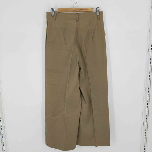 プレインピープル PLAIN PEOPLE センタープレスノータックワイドスラックス レディース 4