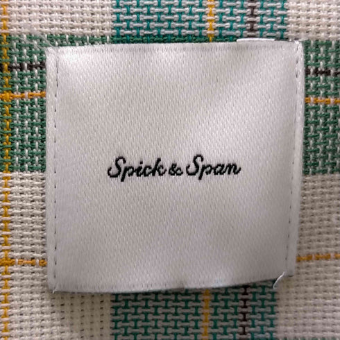 スピックアンドスパン Spick and Span チェックCPOシャツ レディース FREE