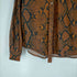 ジョンローレンスサリバン JOHN LAWRENCE SULLIVAN PYTHON COATED COTTON BELTED NECK BLOUSE レディース JPN:M