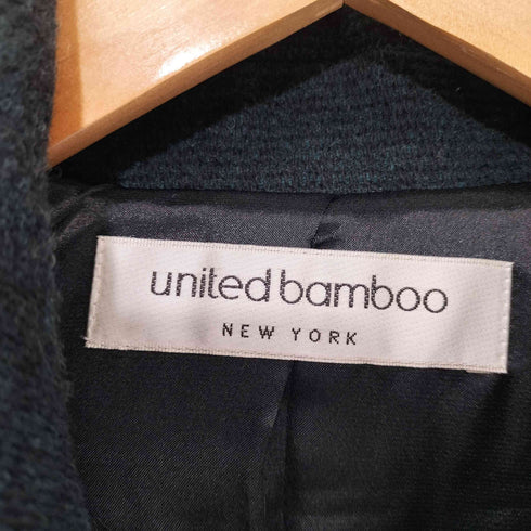 ユナイテッドバンブー united bamboo ブラックダッフルコート レディース