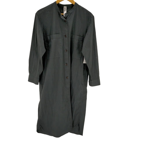 エムエイチエル MHL. GARMENT DYE BASIC POPLIN コットンシャツワンピース レディース JPN:1