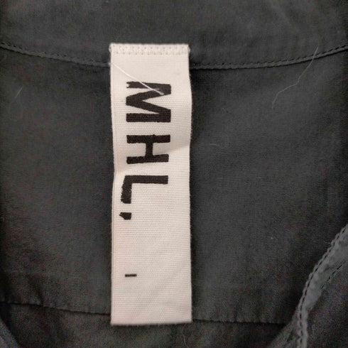 エムエイチエル MHL. GARMENT DYE BASIC POPLIN コットンシャツワンピース レディース JPN:1