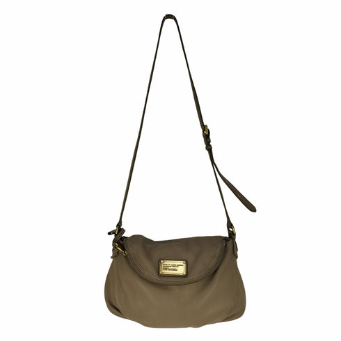マークバイマークジェイコブス Marc by Marc Jacobs プレート シボ革 レザーショルダーバッグ レディース