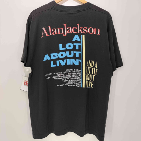 フルーツオブザルーム FRUIT OF THE LOOM ©1993 USA製 シングルステッチ 両面プリント 人物 クルーネック ヴィンテージTシャツ メンズ import:L