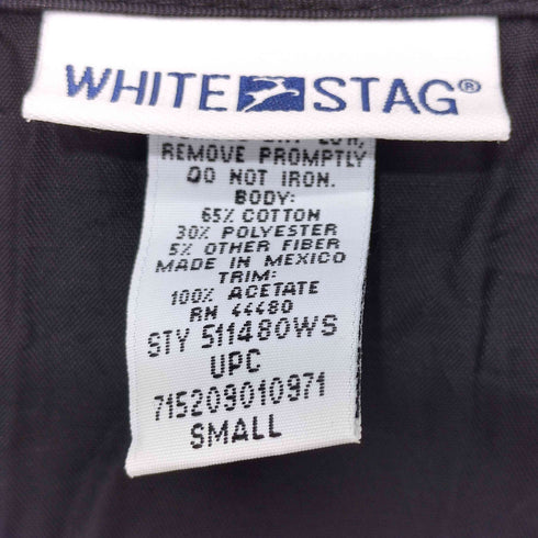 ホワイトスタッグ WHITE STAG 80-90s ゴブラン織り 雪だるま 5Bジレ ベスト レディース import:S