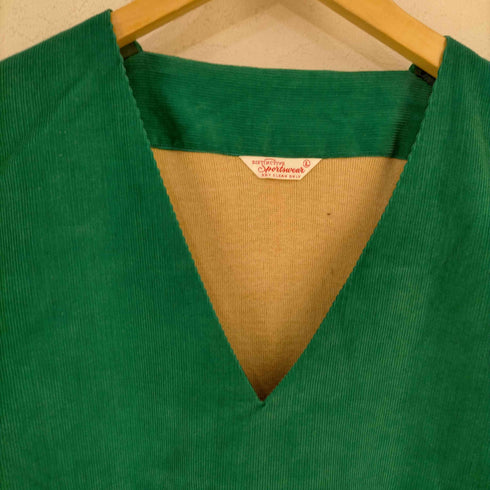 DISTINCTIVE SPORTSWEAR 50-60s フロントコーデュロイベスト メンズ import:L