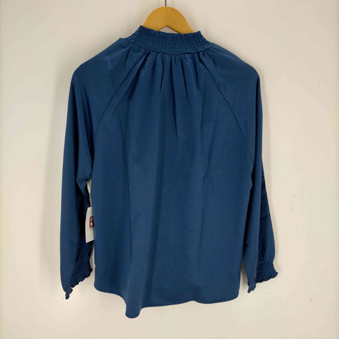 タカシマヤ TAKASHIMAYA TAKASHIMAYA Style Plus モックネックシャーリングブラウス レディース M~L