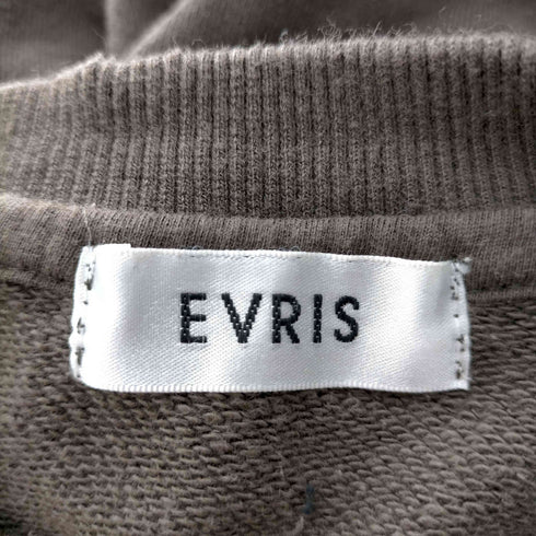 エヴリス EVRIS SUNNYピグメントオーバーサイズプルオーバー レディース FREE