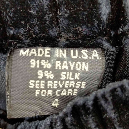 バナナリパブリック BANANA REPUBLIC USA製 レーヨンシルクベルベット イージーパンツ レディース 4