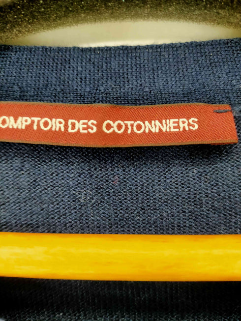 コントワーデコトニエ COMPTOIR DES COTONNIERS シルク混 カシミヤ 薄手クルーネック ニット レディース JPN:XS