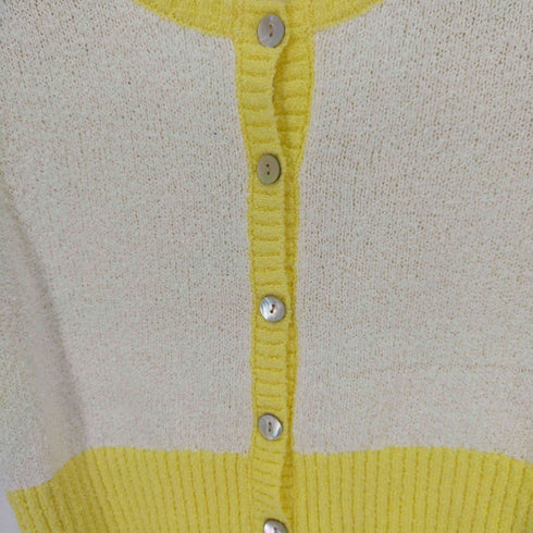 S/S ニットカットソー バイカラー レディース FREE