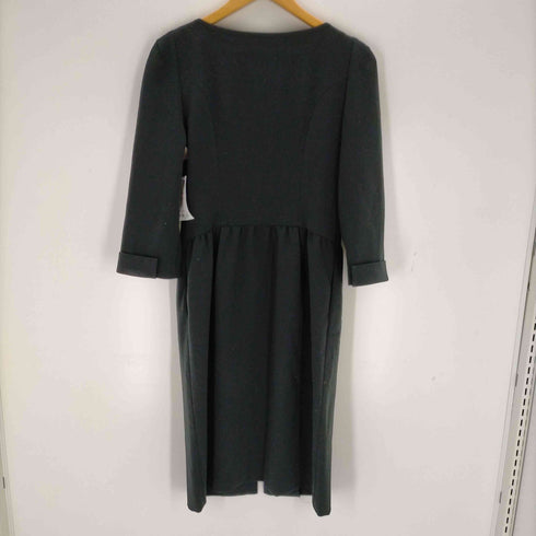 フォクシーニューヨーク FOXEY NEW YORK フロントジップ切替ワンピース レディース JPN:40