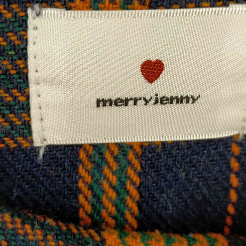メリージェニー merry jenny チェックジャンスカ レディース FREE