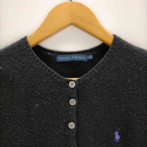 ラルフローレン RALPH LAUREN スモールポニー刺繍 カシミヤニットカーディガン レディース import:S