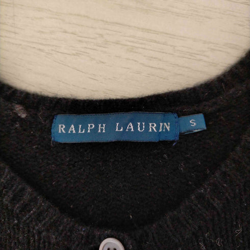 ラルフローレン RALPH LAUREN スモールポニー刺繍 カシミヤニットカーディガン レディース import:S