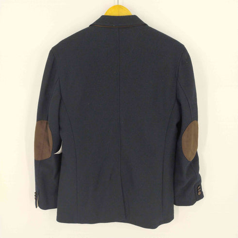 ザラマン ZARA MAN 裏地ストライプ2Bテーラードジャケット エルボーパッチ メンズ US:40