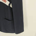 ザラマン ZARA MAN 裏地ストライプ2Bテーラードジャケット エルボーパッチ メンズ US:40