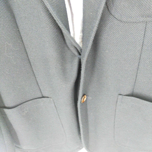 ザラマン ZARA MAN 裏地ストライプ2Bテーラードジャケット エルボーパッチ メンズ US:40