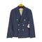 ザラマン ZARA MAN ストライプダブルブレストテーラードジャケット メンズ EUR:50
