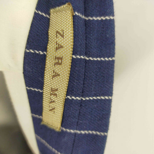 ザラマン ZARA MAN ストライプダブルブレストテーラードジャケット メンズ EUR:50
