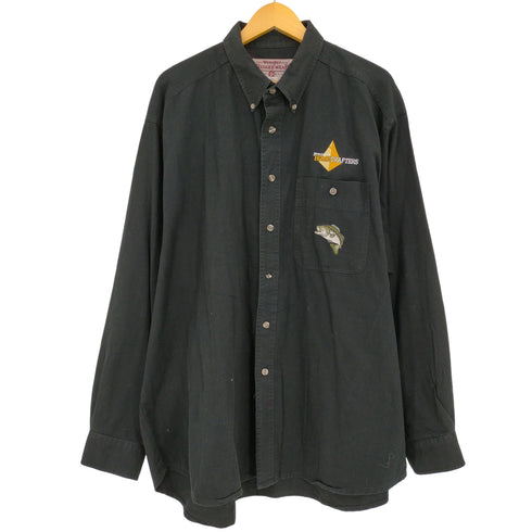 ラングラー Wrangler RUGGED WEAR 刺繍オーバーサイズ ワークシャツ メンズ import:XXL