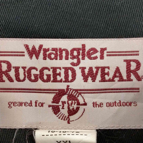 ラングラー Wrangler RUGGED WEAR 刺繍オーバーサイズ ワークシャツ メンズ import:XXL
