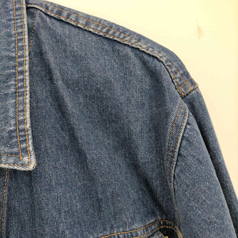 ユニクロ UNIQLO 90s OLD ビッグシルエット デニムトラッカージャケット メンズ JPN:L